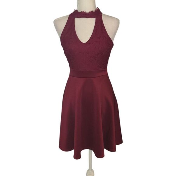 Francesca's Y2K Red Cocktail Dress - Picture 1 of 10